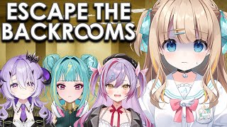 Escape the Backrooms┊めっちゃ怖い.ᐟ.ᐣ 有名ホラゲにみんなで挑戦🔥【綿宮あひる / Varium】