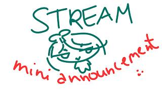 【DRAW MY LIFE】the stream and MINI ANNOUNCEMENT