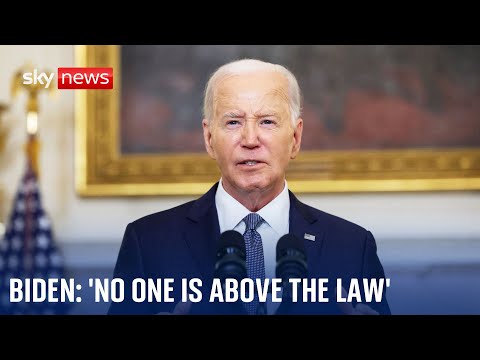 'It's dangerous to say Donald Trump's trial was rigged' | President Biden
