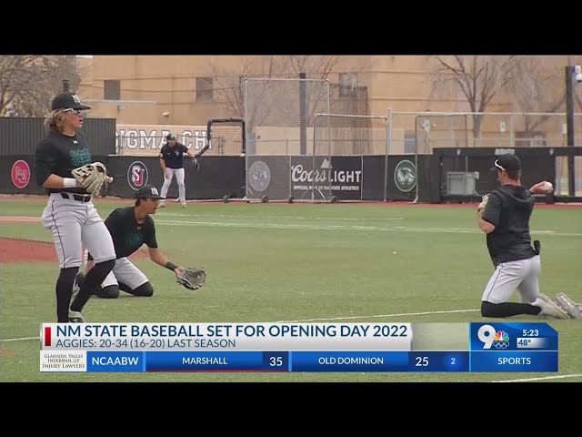NMSU Baseball Releases Their 2020 Schedule
