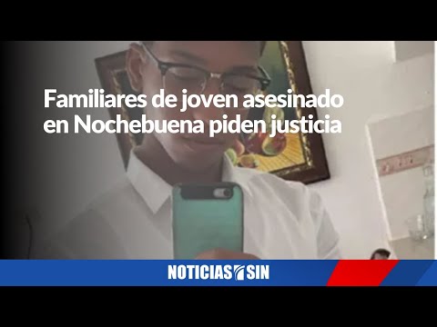 Familiares de joven asesinado en atraco piden justicia