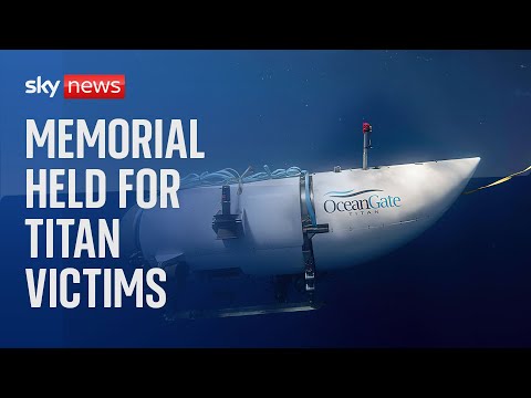 Memorial held for two victims of the Titan submersible tragedy
