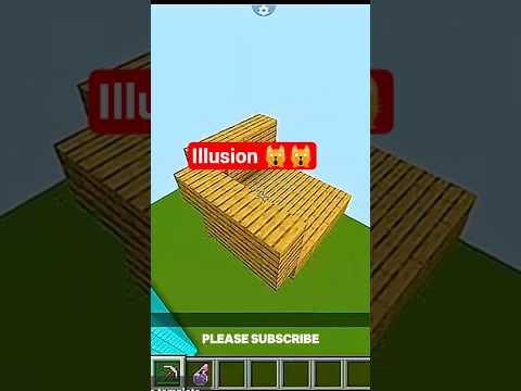 Mind blowing Minecraft illusion 😮. #minecraftrealistic #minecraft #animation #minecraftbeau #shorts