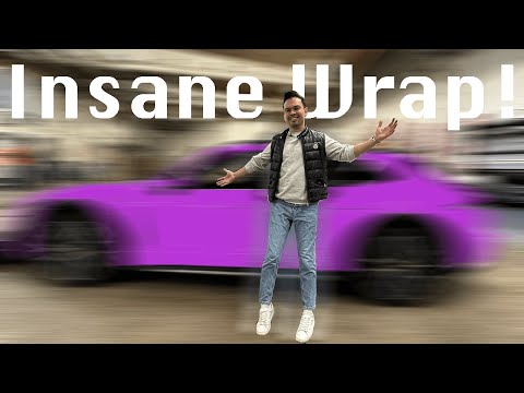 Wrapping My Porsche Taycan Cross Turismo In A CRAZY COLOR!