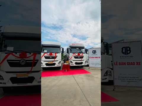 Bàn giao 2 xe Dongfeng 5 chân nhập khẩu #trending #xe #xetai #dongfeng #viralvideo #youtubeshorts