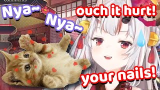 Ayame playing with her Cat is just TOO ADORABLE~ (Hololive)