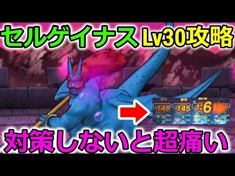 【ドラクエウォーク】セルゲイナスLv30 攻略！弱点、有効武器など！対策しないと超痛い！