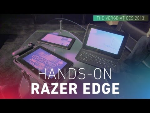 Razer Edge gaming tablet hands-on video - UCddiUEpeqJcYeBxX1IVBKvQ