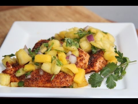 Chili Salmon w/ Pineapple Mango Salsa Recipe..So yum! - UCubwl8dqXbXc-rYE8MOSUnQ