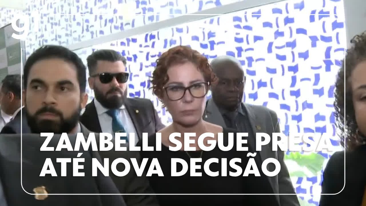 Carla Zambelli segue presa após nova audiência na Itália