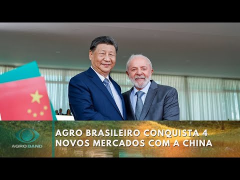 Acordos entre Xi Jinping e Lula favorecem o agronegócio no Brasil | Agro Band