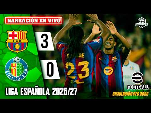 ✅ Barcelona vs Getafe EN VIVO 🏆 Liga Española 2026