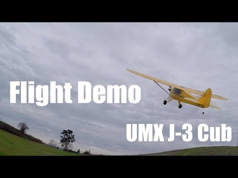 E-flite UMX J-3 Cub: Flight Demo - UCKqpeIILaupg-SvrIstn-yA