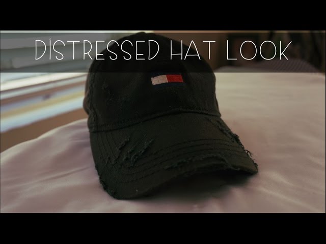 How to Distress a Baseball Cap the Right Way