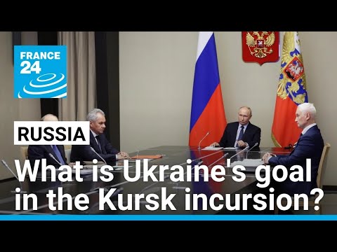 What is the military objective behind Ukraine's surprise incursion in the Russian region of Kursk?