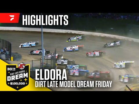 Friday Prelim | Dirt Late Model Dream at Eldora Speedway 6/7/24 | Highlights - dirt track racing video image