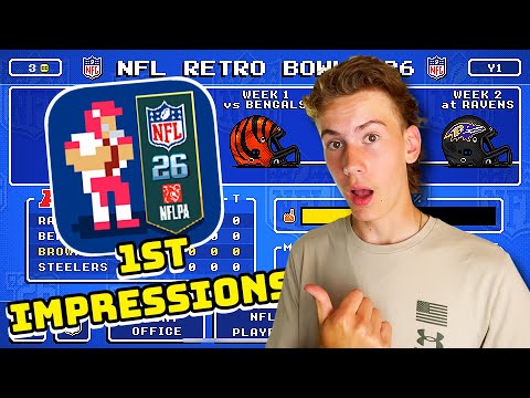 NFL Retro Bowl 26 First Impressions!