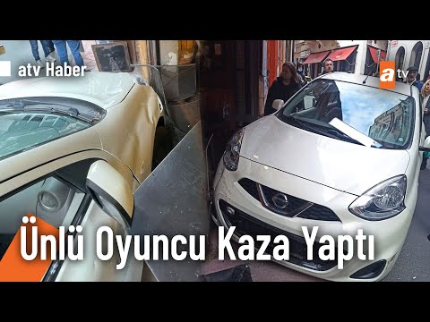 Ünlü isim arabayla kafeye daldı! - @atvhaber 8 Aralık 2022