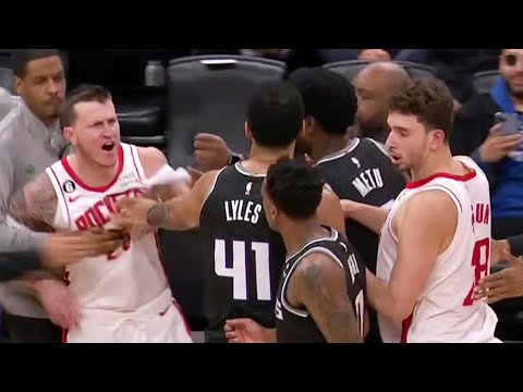 Four players ejected following Rockets-Kings altercation in Sacramento | NBA on ESPN