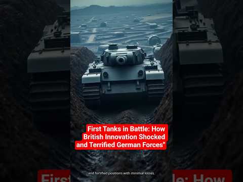 "First Tanks in Battle: How British Innovation Shocked and Terrified German Forces"