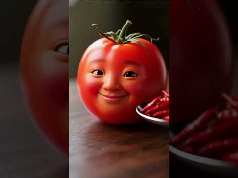 Tomate comendo pimenta 🍅🌶️