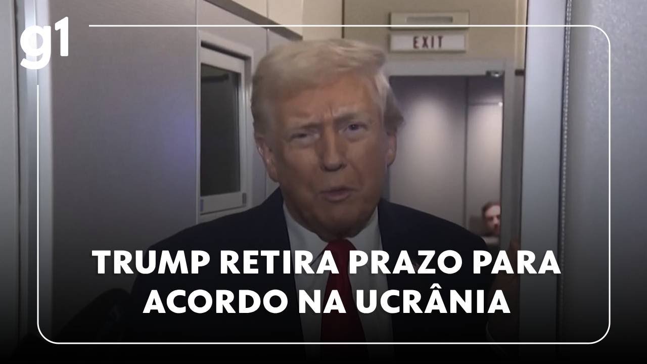 Jornal Hoje Trump retira prazo para Zelensky aceitar plano de paz na Ucrânia