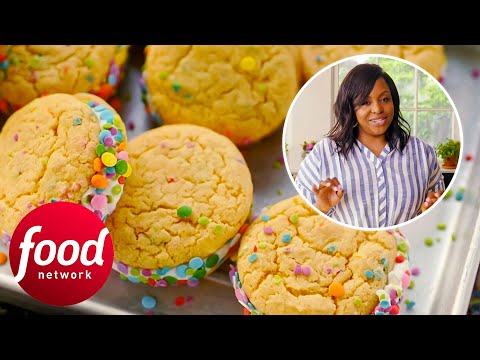 How To Make Confetti Vanilla Whoopie Pies | Delicious Miss Brown