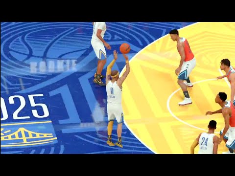 NBA 2K25 - My CAREER - 40 PTS - COURTSIDE NBA HIGHLIGHTS - RISING STARS ROOKIES vs SOPHOMORES
