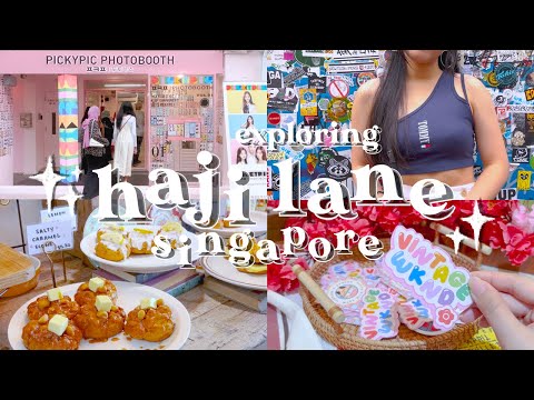 singapore vlog | things to do at haji lane 🍭💗 | ft. zalora