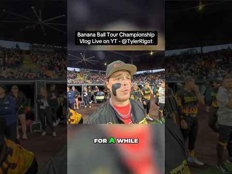 Vlog 15 is LIVE: The Banana Ball Tour CHAMPIONSHIP vs The Party Animals #bananaball #viral #fyp #mlb