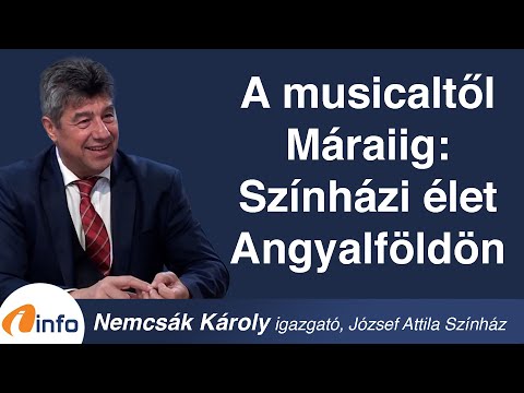 A musicaltől Máraiig: Színházi élet Angyalföldön. Nemcsák Károly, Inforádió, Aréna