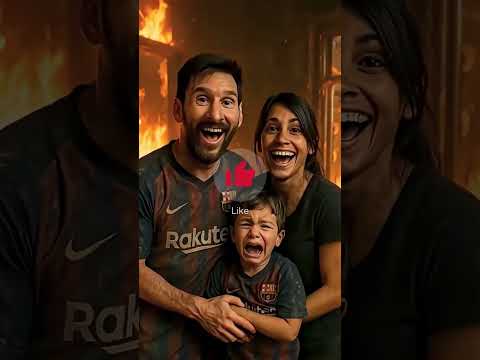 A Family in Danger a Hero Arrives to Saves Them PART #football #ronaldo #cr7 #messi #shorts