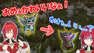 ちびペットのかわいさに疑問を抱きながらも、最終的に母性を感じるアンジュ【にじさんじ切り抜き】