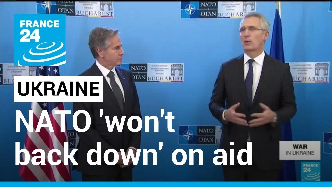 NATO chief says alliance won’t back down on Ukraine aid • FRANCE 24 English