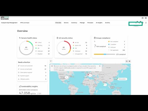 HPE Compute Ops Management with multi-vendor server monitoring