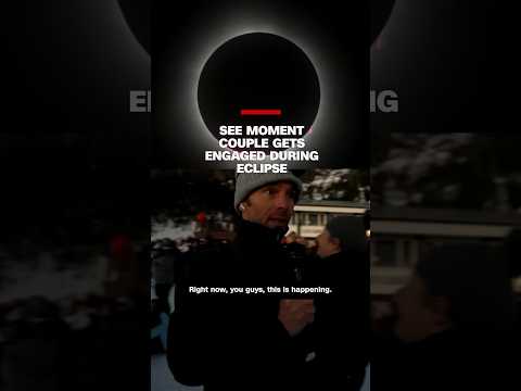 See moment couple gets engaged during eclipse