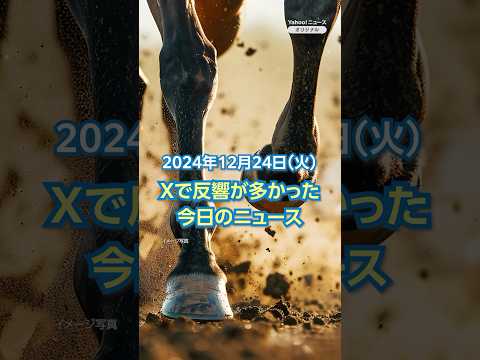 【ランキング】「競馬でゴール順が987654321の珍事」ほか、Xで反響が多かった今日のニュース（12月24日）#yahooニュース