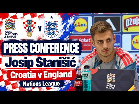 Croatia <strong>vs</strong> England:Josip Stanišić <strong>press</strong> conference
