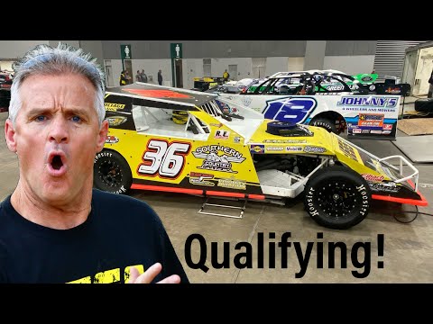 My Qualifying Laps at The Dome! - dirt track racing video image