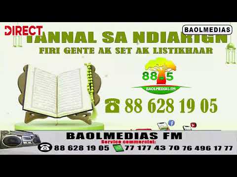 (🔴Direct- )(Radio baolmedias FM 88.5 Première Radio Digital du Baol)