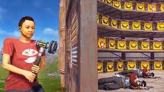 YouTube thumbnail for Blazed's video titled 'i eco raided a clan base...'