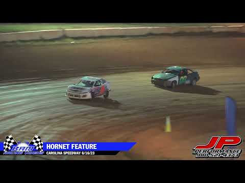 Hornet Feature - Carolina Speedway 6/16/23 - dirt track racing video image