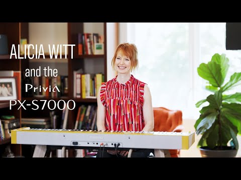 Alicia Witt and the Privia PX-S7000