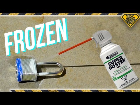 Can You Break A Lock With Canned Air? (Movie Mythbusting) - UC1zZE_kJ8rQHgLTVfobLi_g