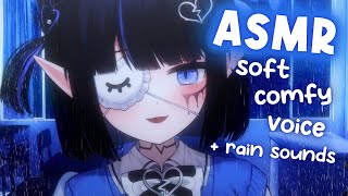 【ASMR】classmate softly reads to you 💤 cozy reading + rain sounds to fa