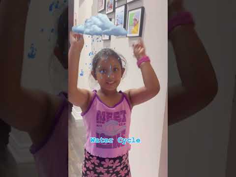 Water Cycle explained by lil cray cray #Lado #watercycle @KashviKreations