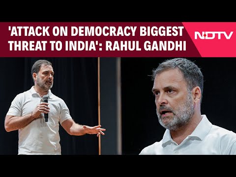Rahul Gandhi News | Rahul Gandhi Says 'Attack On Democracy Biggest Threat To India', BJP Reacts