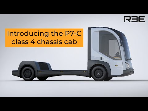 Meet the REE P7-C class 4 electric chassis cab