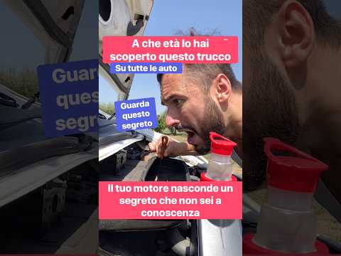 A che età lo hai scoperto questo trucco segreto sulla tua auto 🆘?