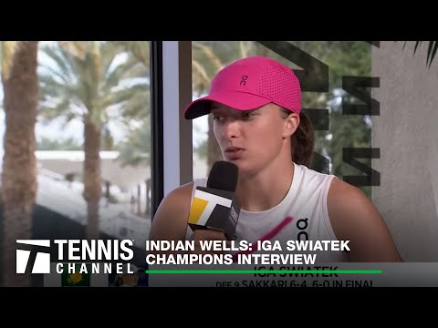 Iga Swiatek Reflects on Second Title in Desert | Indian Wells F